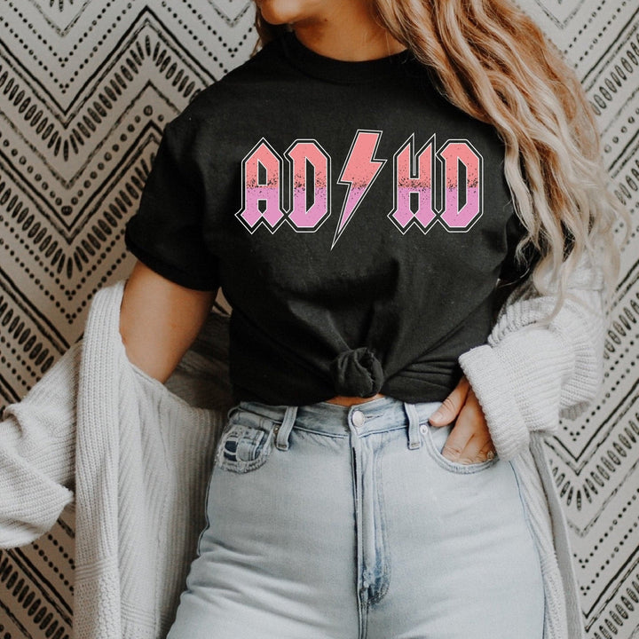 ADHD  Band Tee - Black