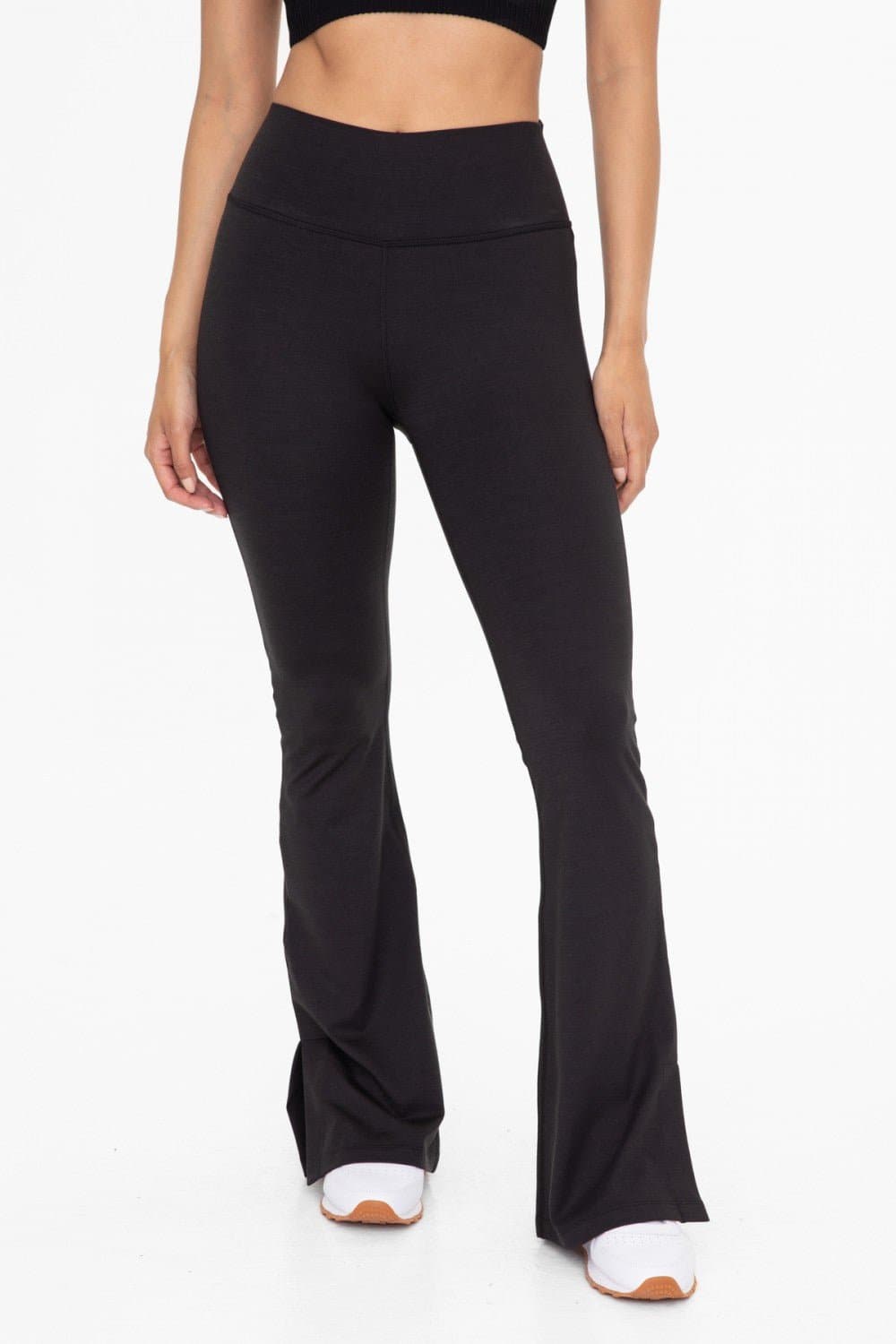 Lola Melange Slit Flare Leggings *MORE COLORS*