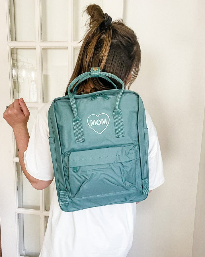 MOM Embroidered Tonal Convertible Backpack *MORE COLORS*
