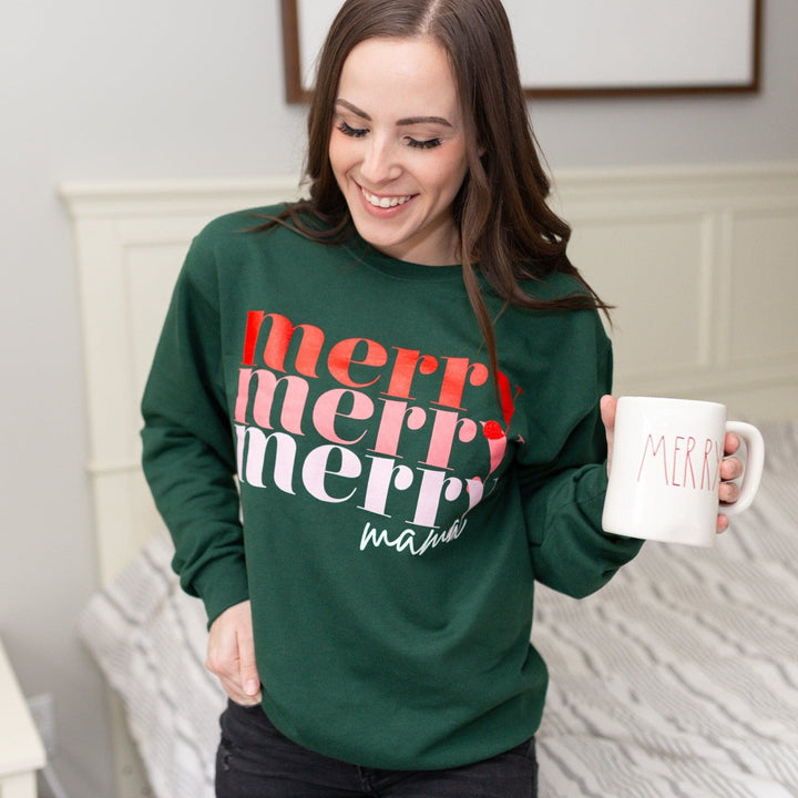 Merry Mama Ombre Sweatshirt
