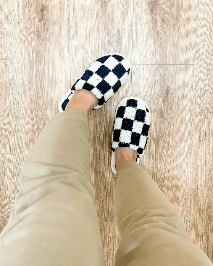 Checkerboard Lounge Slippers *MORE COLORS*