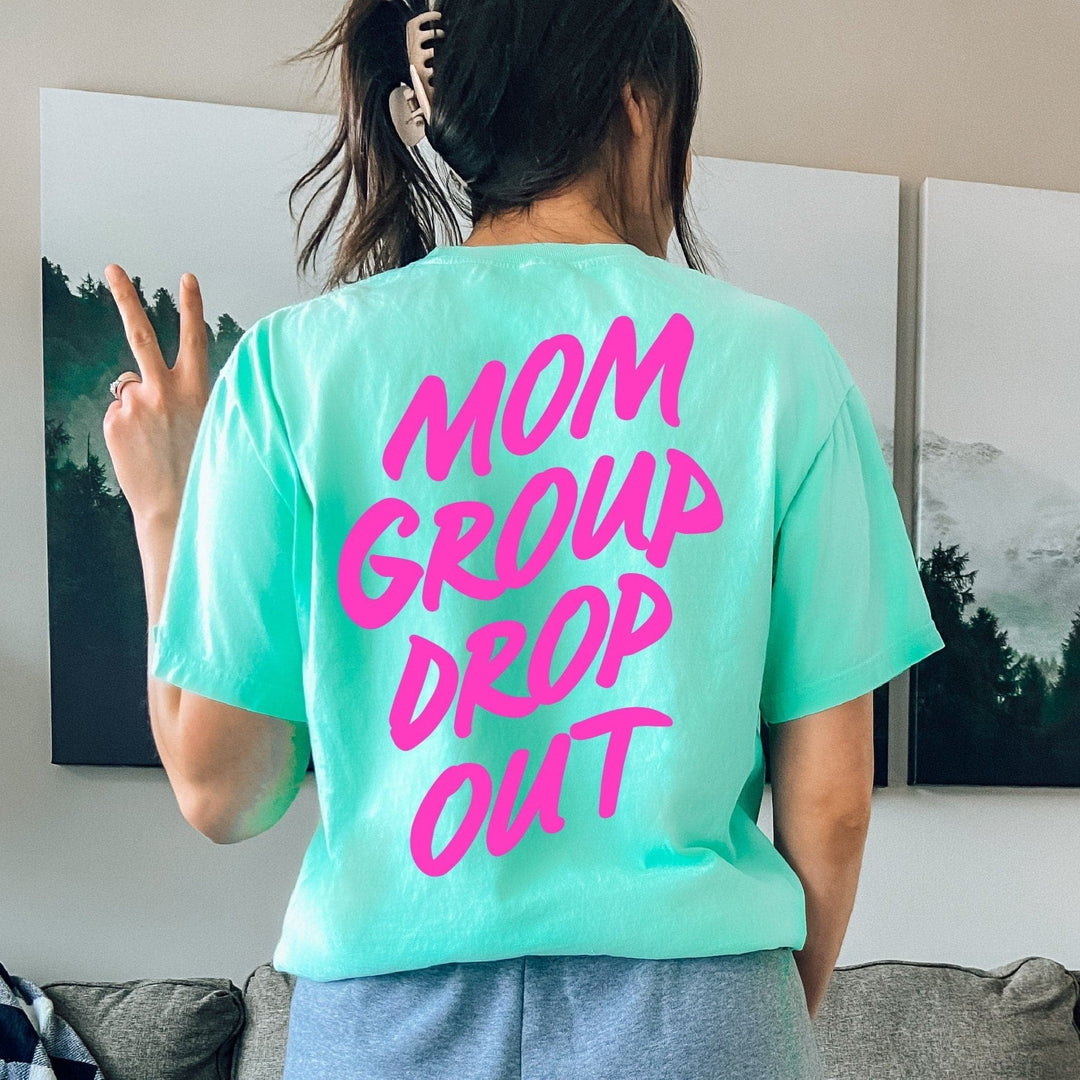 Mom Group Dropout Tee - Island Reef