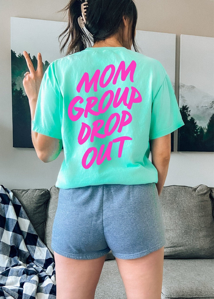 Mom Group Dropout Tee - Island Reef