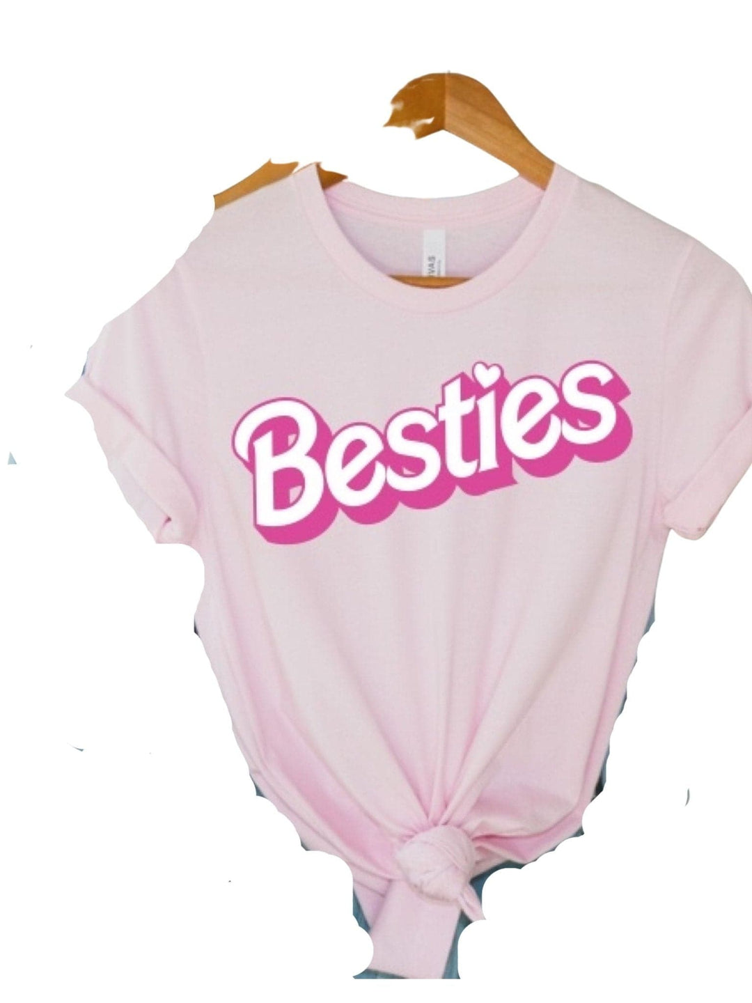 Besties Barbie Tee - Pink