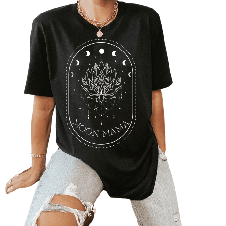 Moon Mama Tee - Black