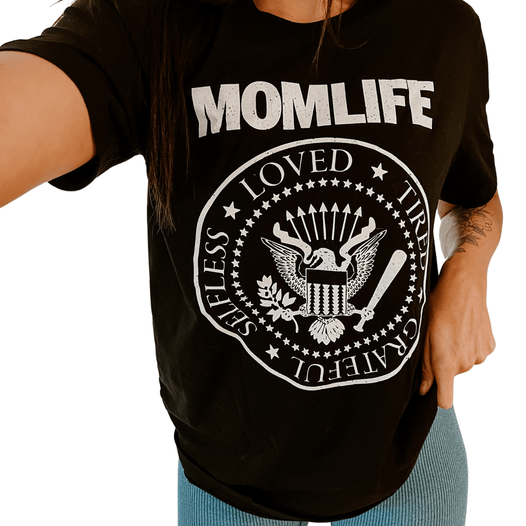 Momlife Band Tee