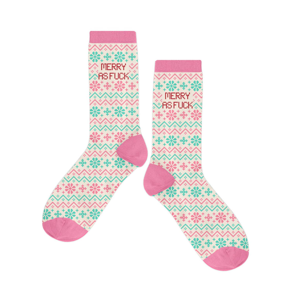 Holiday Socks - Merry AF