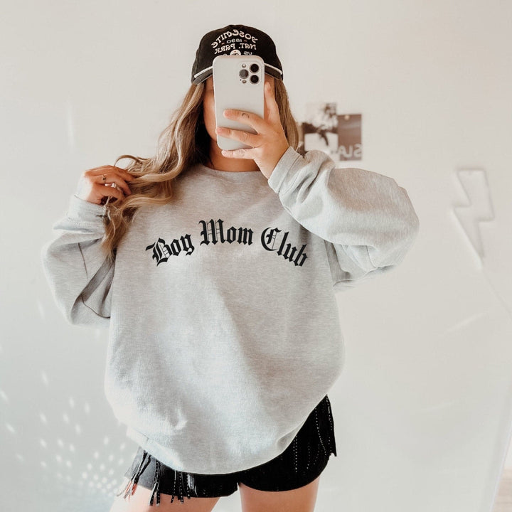 Boy Mom Club Blackletter Sweatshirt