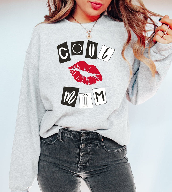 Cool Mom Burn Book Sweatshirt - Gray