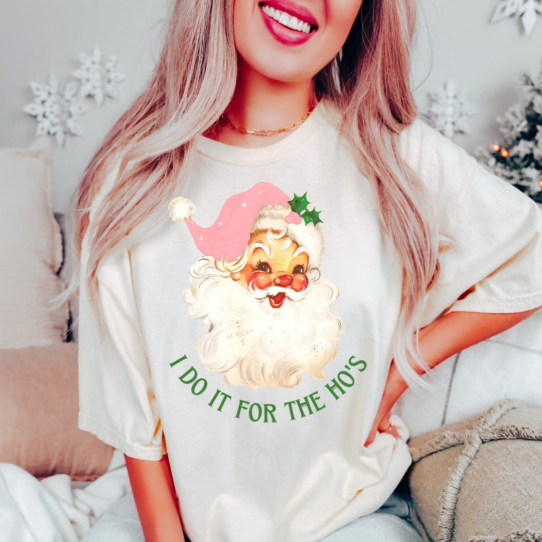 I Do It For The Ho's Tee - Ivory