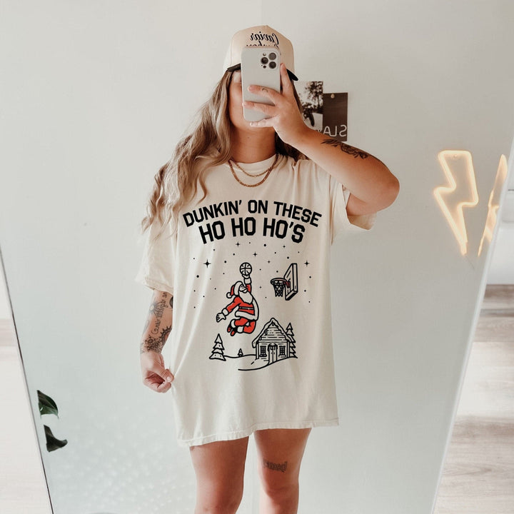 Dunkin' Santa Tee - Ivory