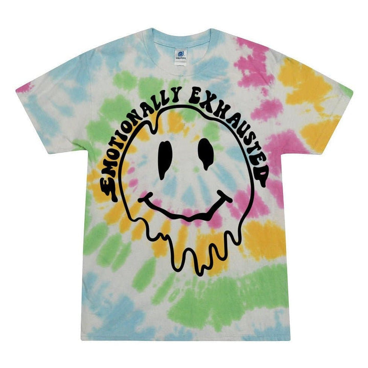 Emotionally Exhausted Tie Dye Tee