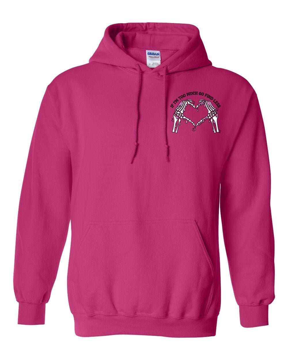 Go Find Less Hoodie - Fuchsia