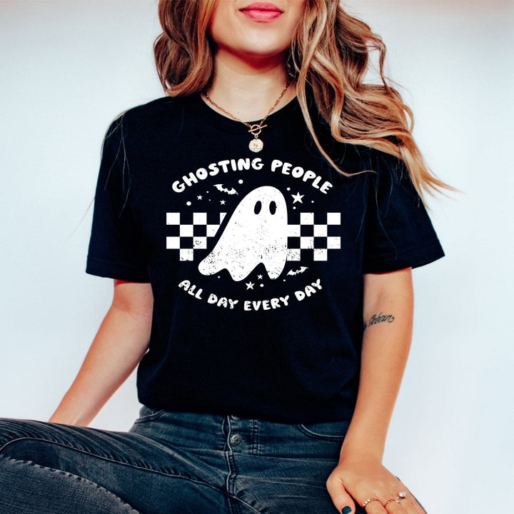 Ghosting People Tee - Black