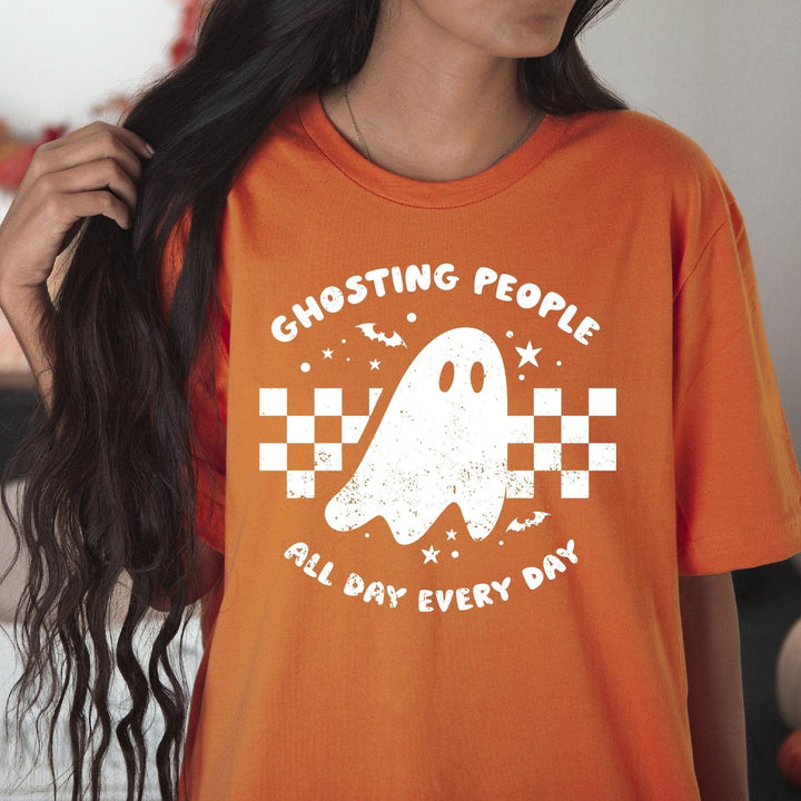 Ghosting People Tee - Burnt Orange
