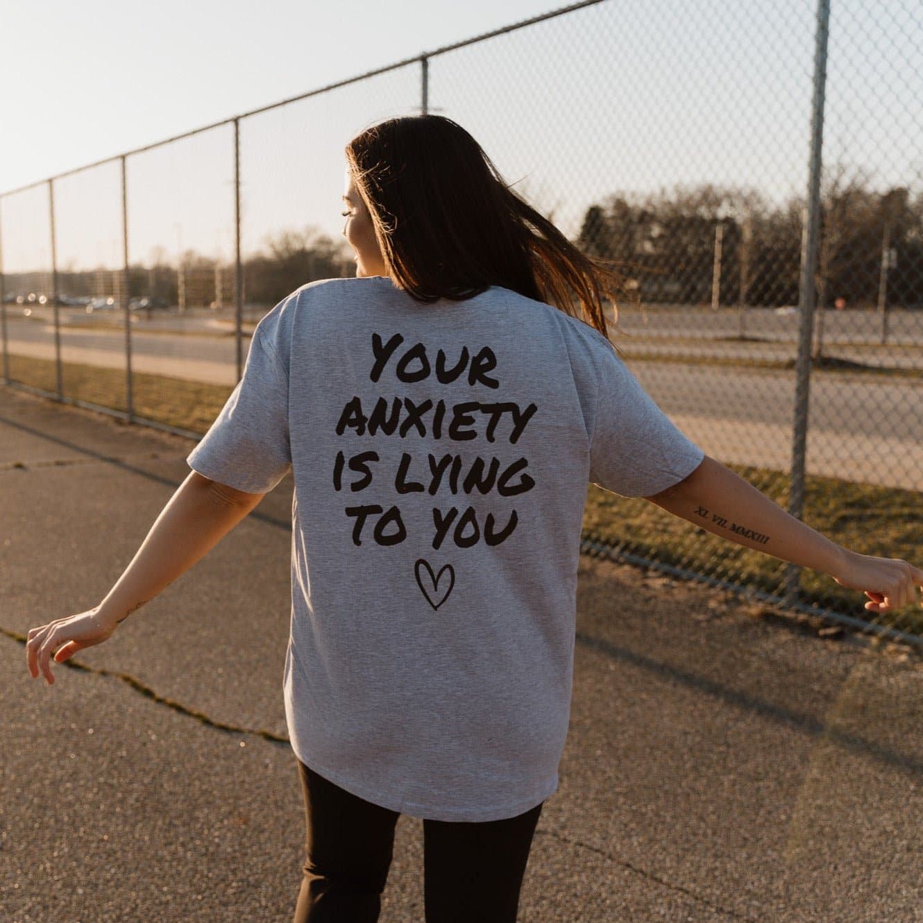 Your Anxiety Is Lying To You Tee Small