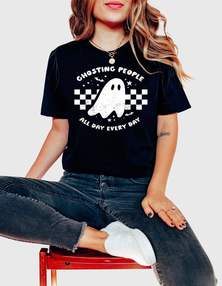 Ghosting People Tee - Black