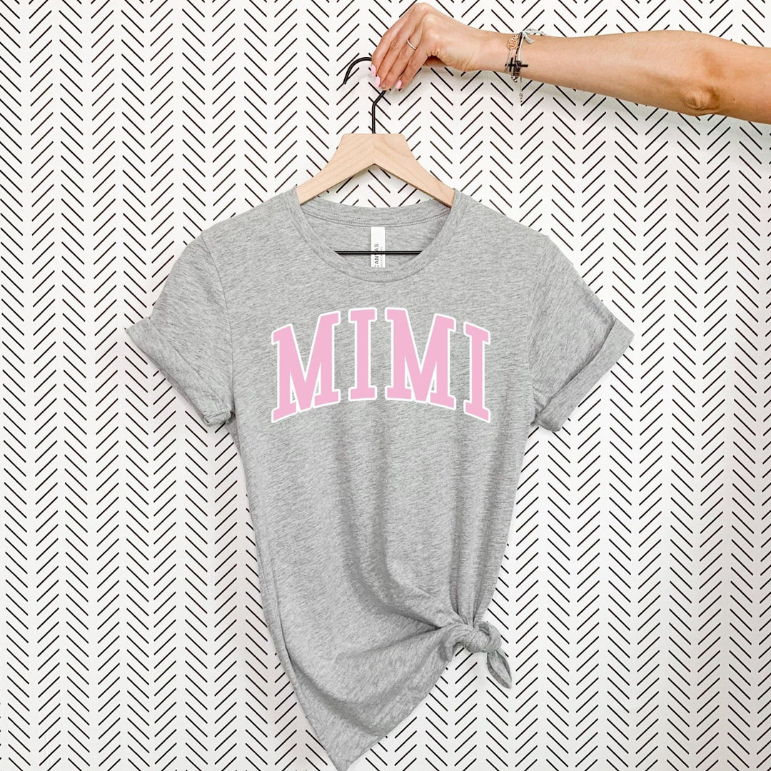 MIMI Collegiate Tee - Gray