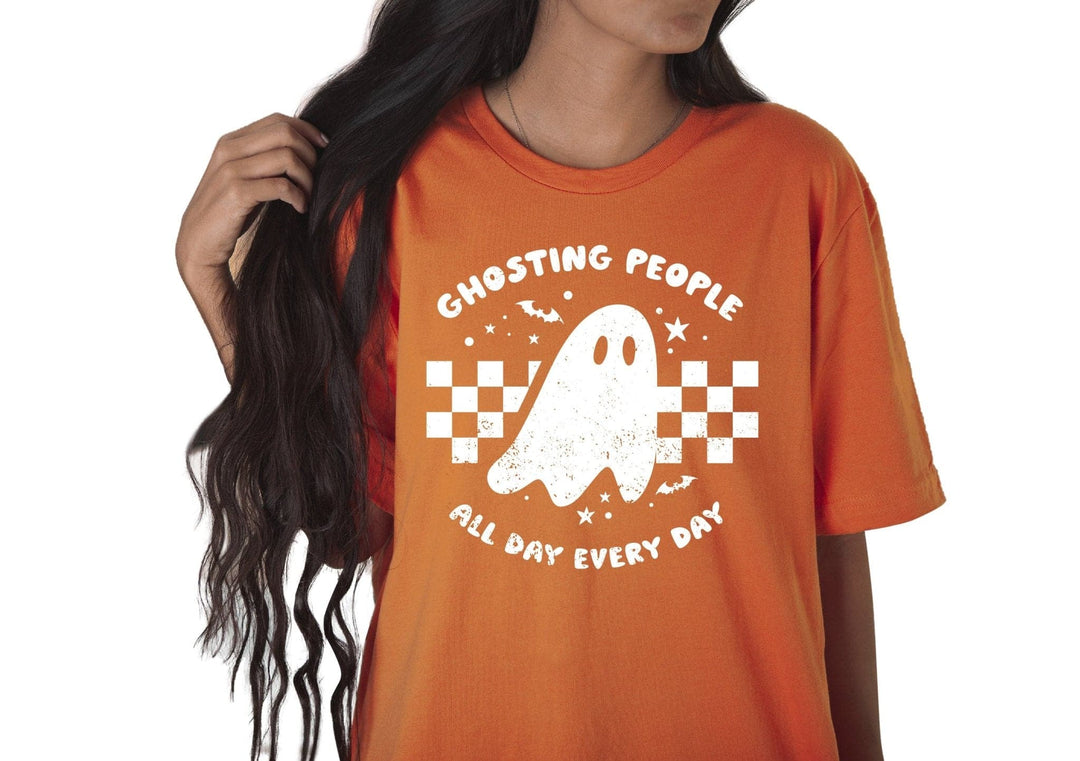 Ghosting People Tee - Burnt Orange