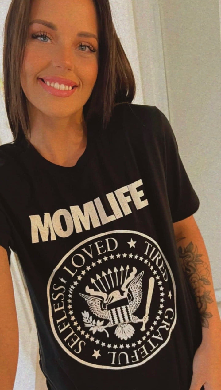 Momlife Band Tee