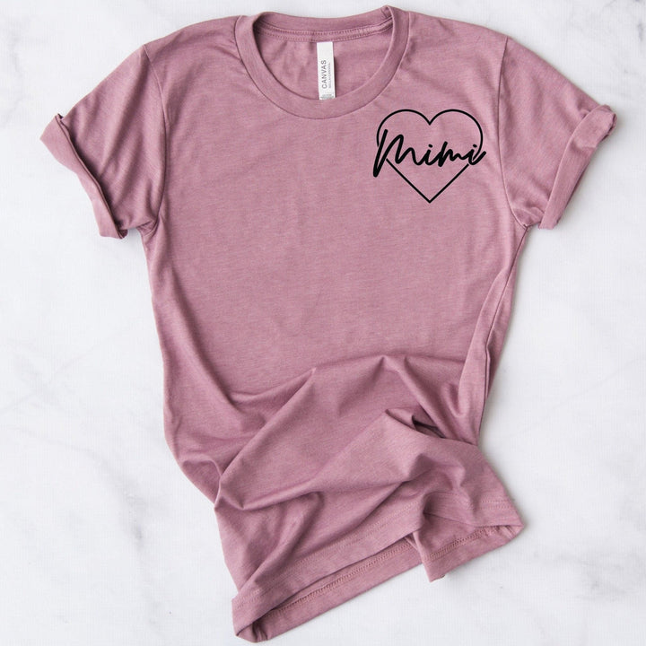 Mimi Icon Heather Orchid Tee