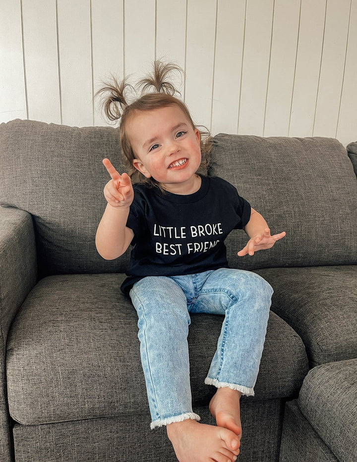 Little Broke Best Friend Kids Tee