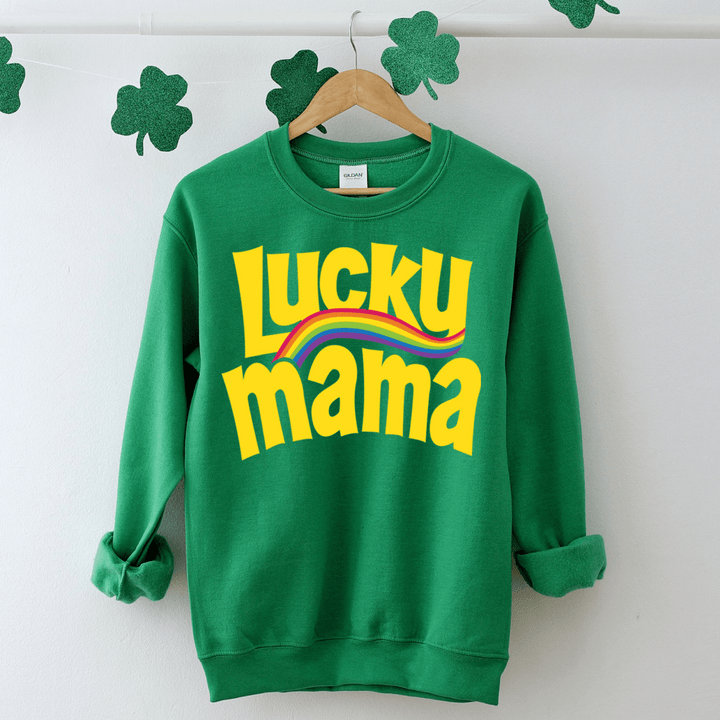 Lucky Mama Rainbow Sweatshirt