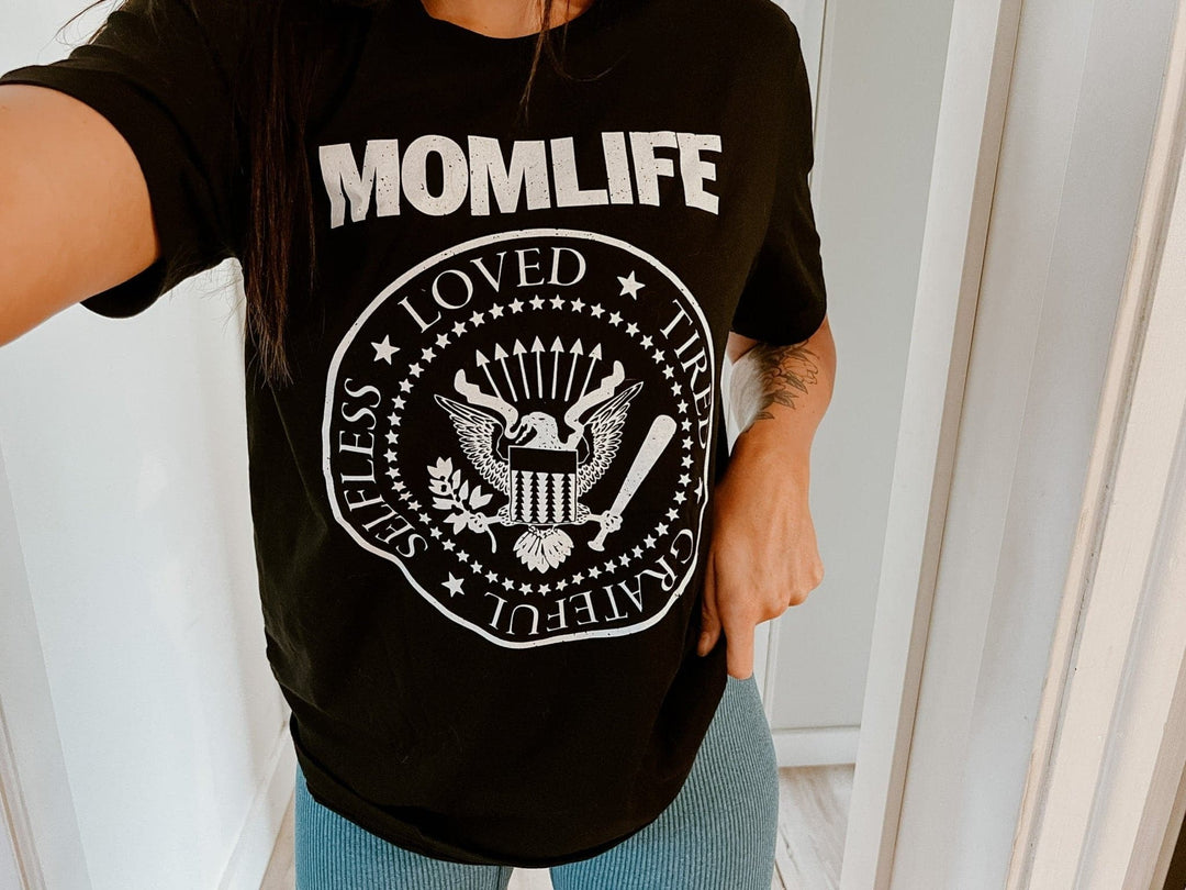 Momlife Band Tee