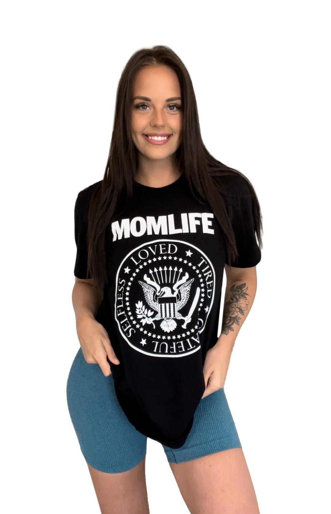 Momlife Band Tee