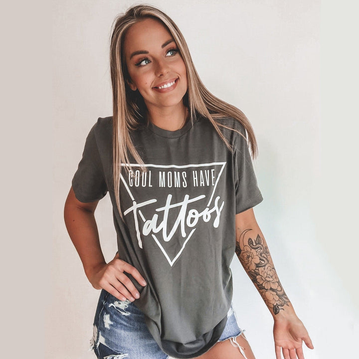 Cool Moms Have Tattoos Tee