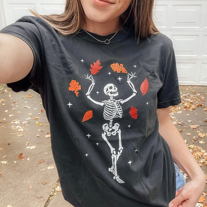 Fall Skelly Tee
