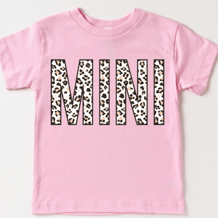 MINI Leopard Kids Tee - Pink