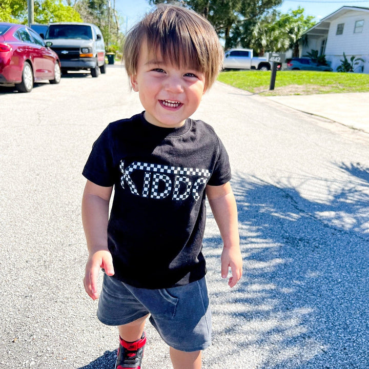 KIDDO Checkered Kids Tee