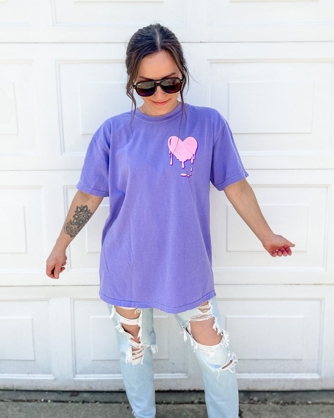 If Your Kid Bullies Mine Tee - Violet