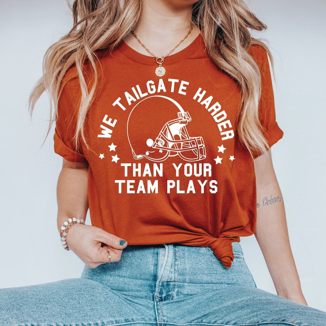 We Tailgate Harder Tee