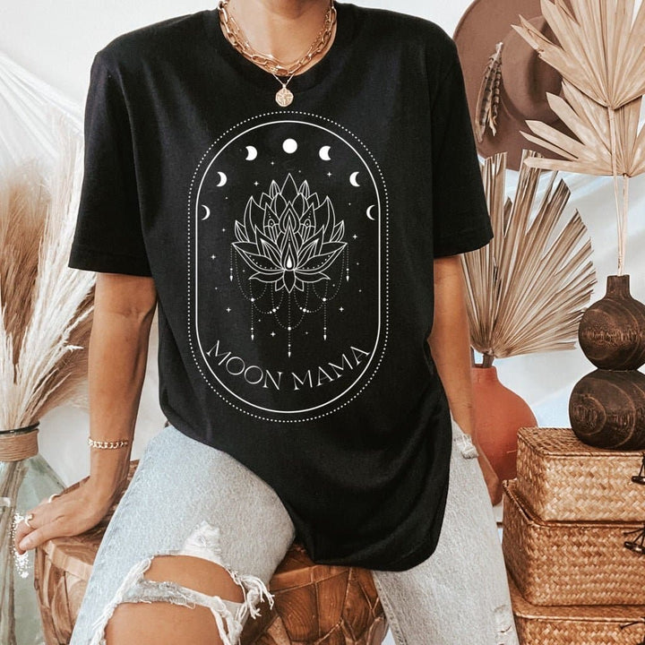 Moon Mama Tee - Black
