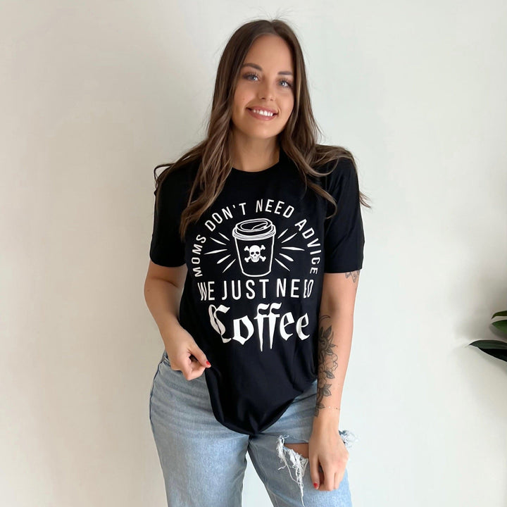 Moms Need Coffee Tee