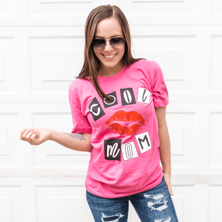 Cool Mom Burn Book Tee - Pink