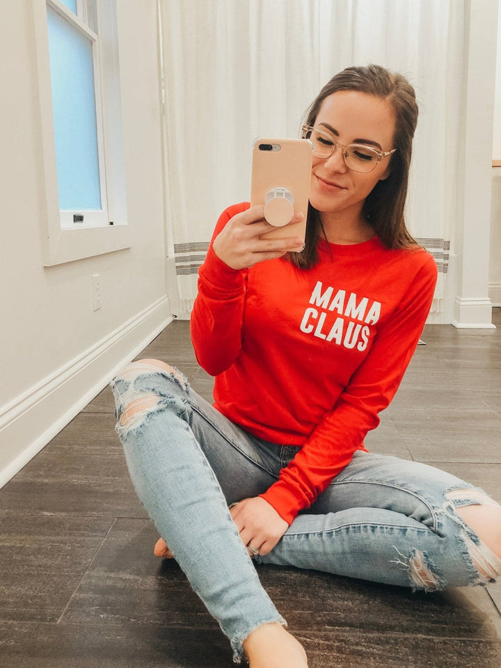 Mama Claus Long Sleeved Tee