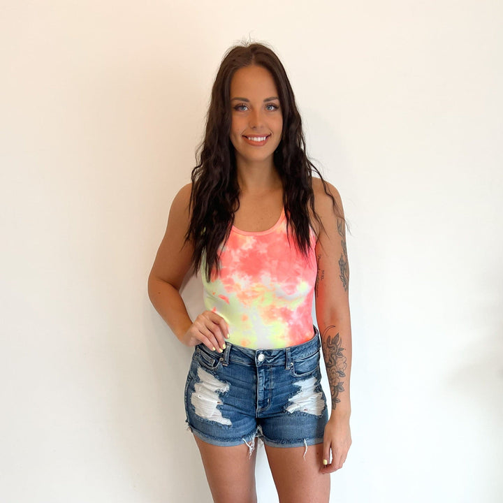 Tie Dye Racerback Bodysuit *MORE COLORS*