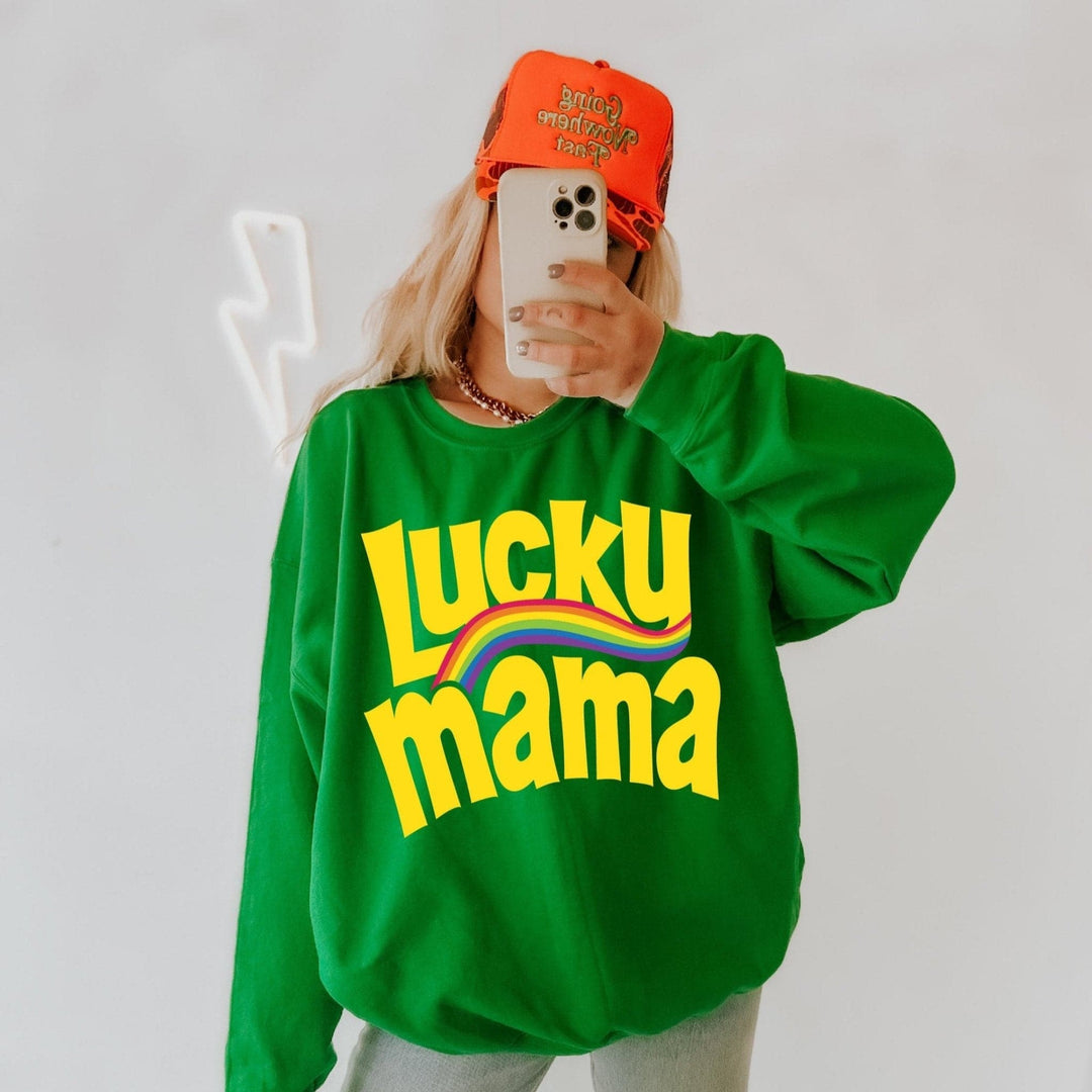 Lucky Mama Rainbow Sweatshirt