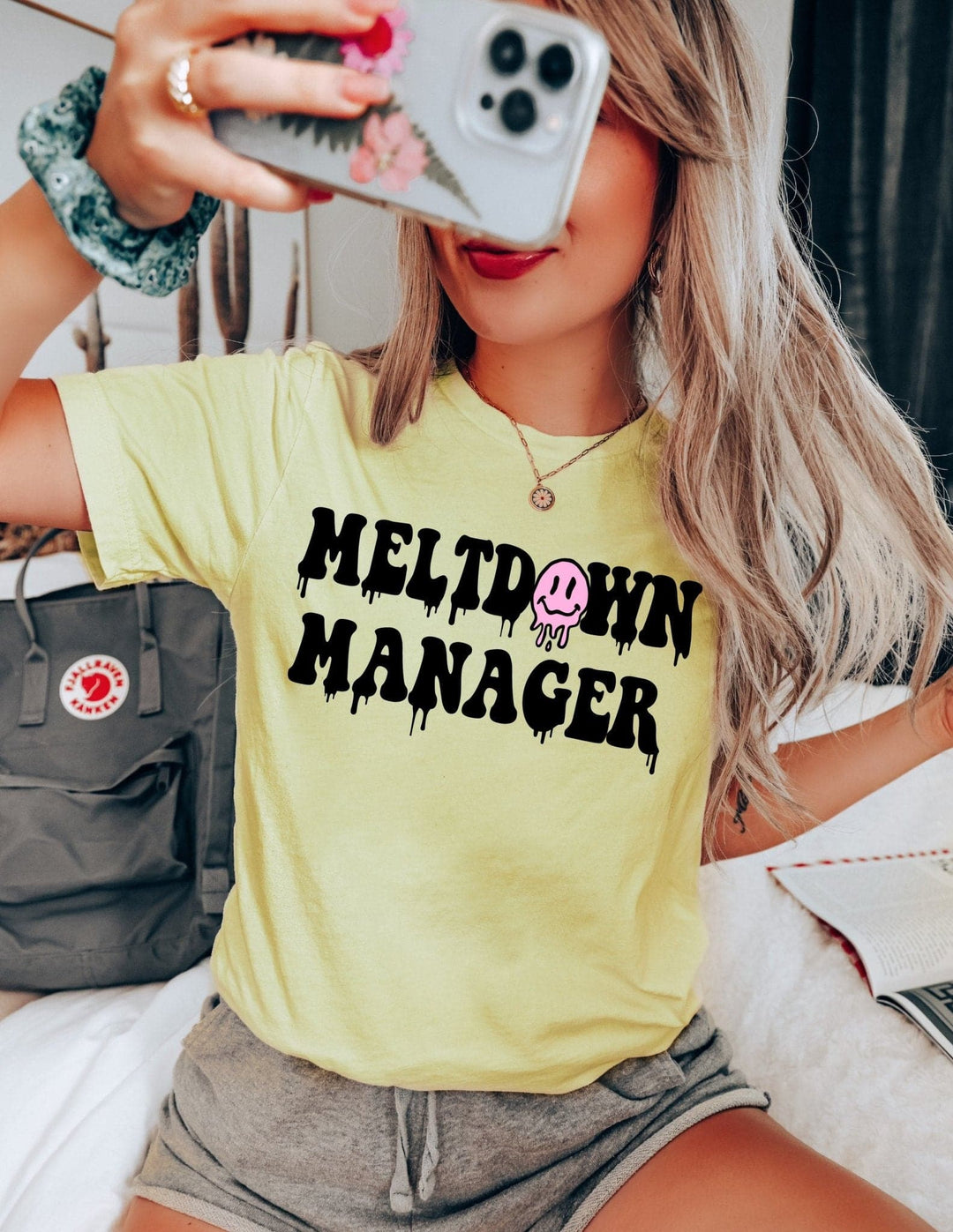 Meltdown Manager Tee - Yellow