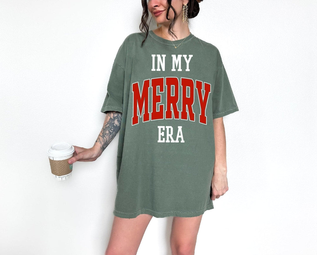 In My Merry Era Tee - Moss