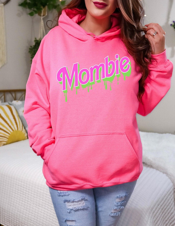 Mombie Neon Pink Hoodie