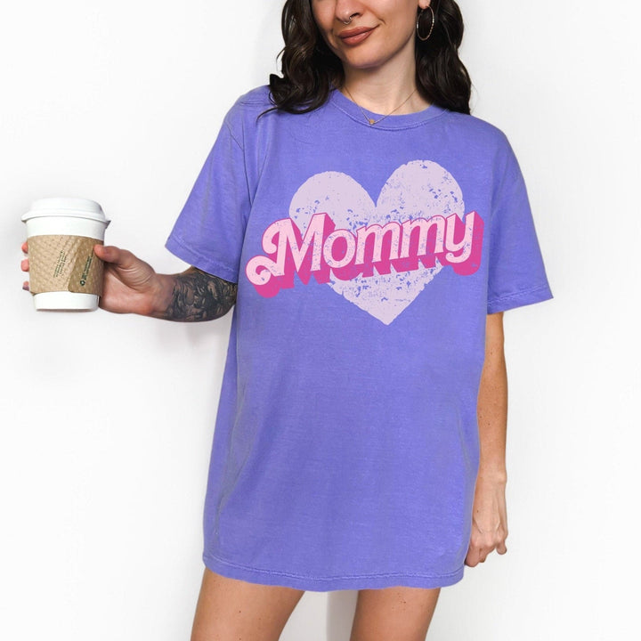 Mommy Valentine's Day Edition Tee - Violet