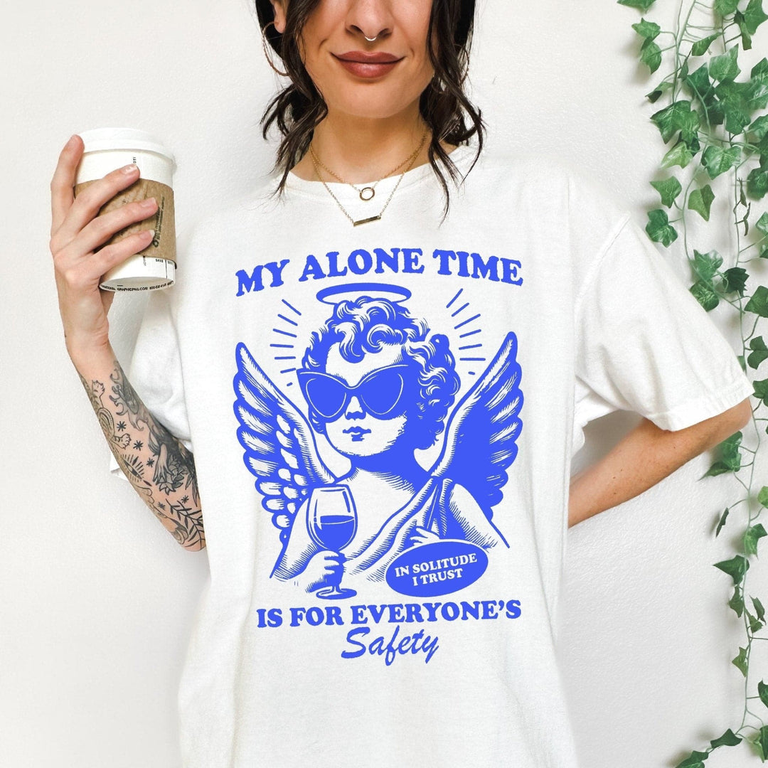 My Alone Time Tee - White