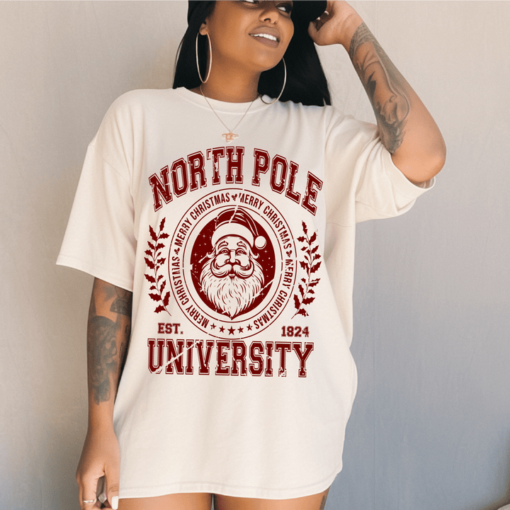 North Pole University Tee