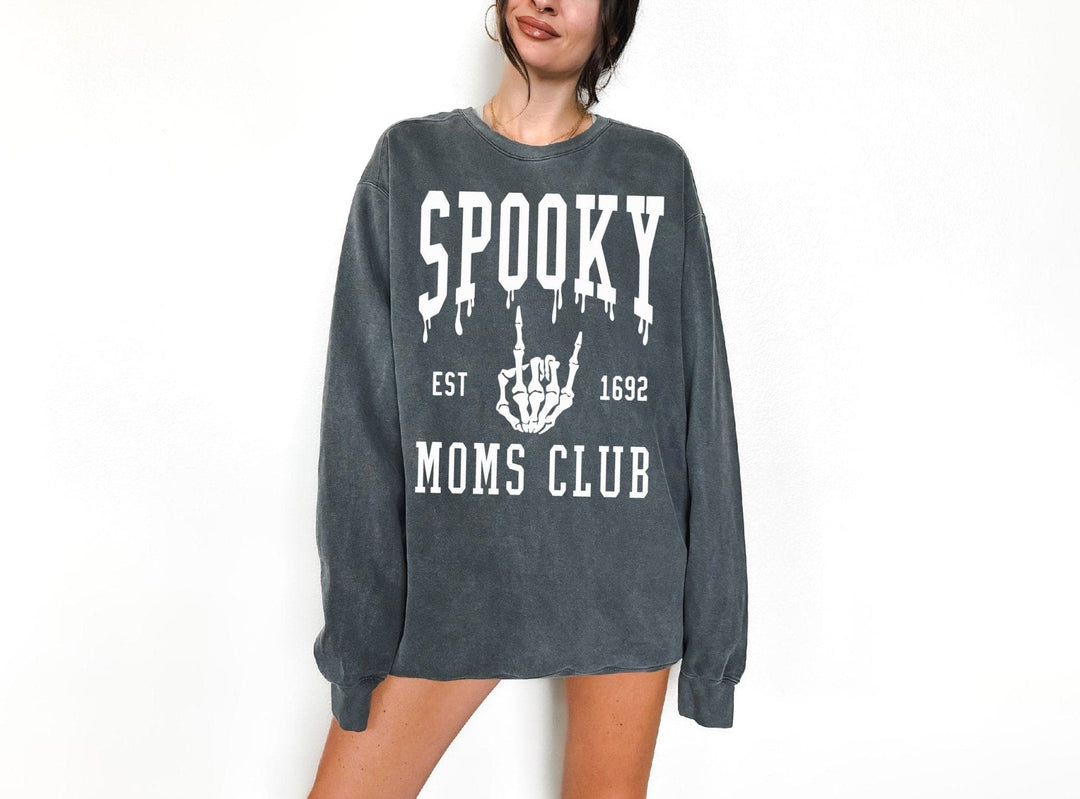 Spooky Moms Club Sweatshirt - Pepper
