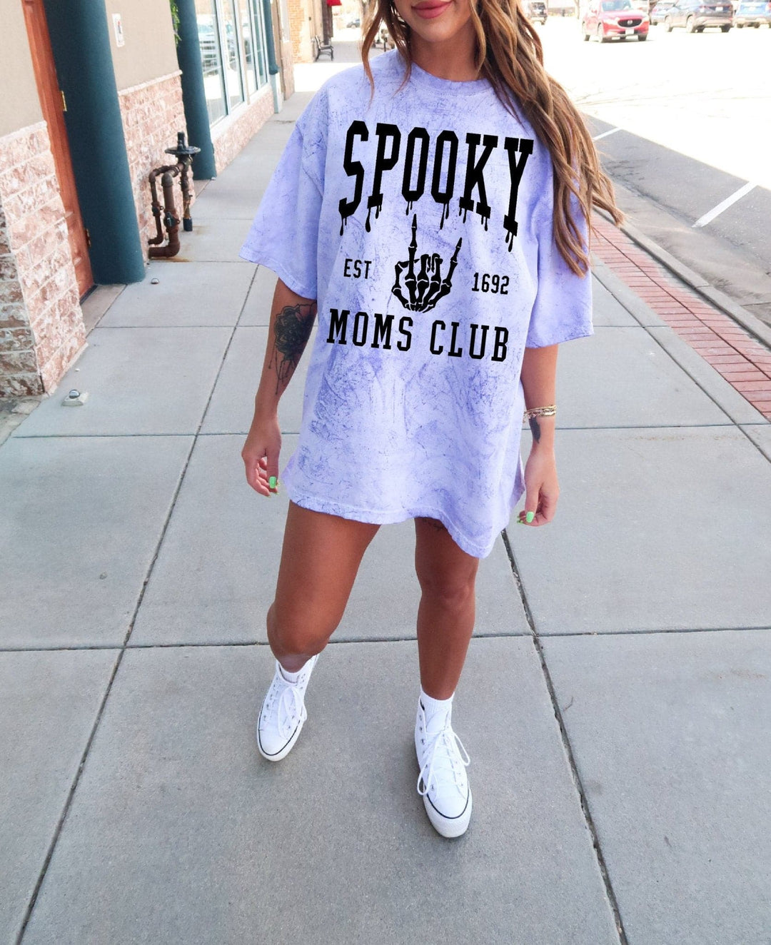 Spooky Moms Club Colorblast Tee